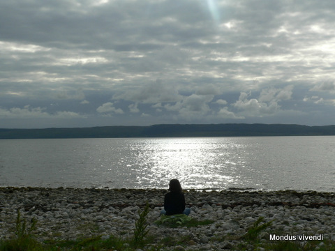 méditation face à la mer